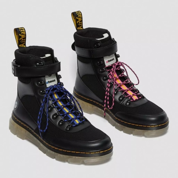Dr Martens Combs Tech Atmos Super Knit Boots Size 8 Women - Picture 1 of 13